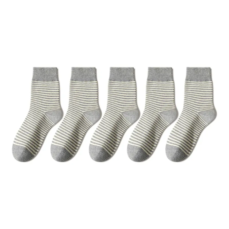YINSHILIANGPIN Mid Calf Socks Women's 5 Pack-20