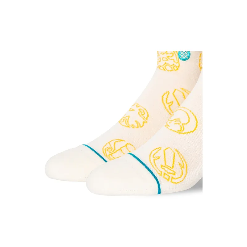 Stance x MENGHUANXIYOULIANMINGKUAN Mid Calf Socks Unisex 1 Pack White-1