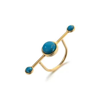 Glam Ever Gold Plated Rings Women's