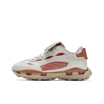 FILA KM2 Cushioning Anti Slip And Wear Resistant Low Top Casual Shoes Women's White Orange