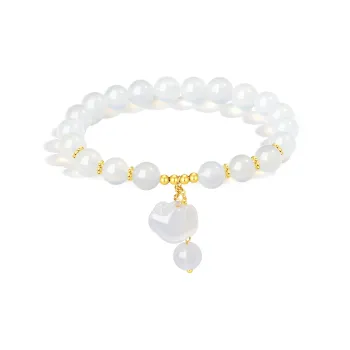 PUTUOSHANWENCHUANG Chalcedony Bracelets Women's