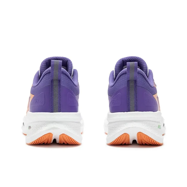 361° Float Cushioning Anti Slip And Wear Resistant Low Top Running Shoes Men's White Purple Ultraviolet-3