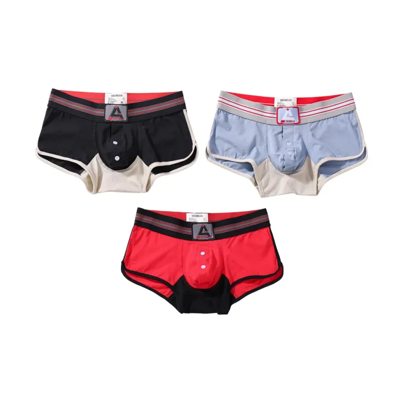 SEOBEAN Underpants Men's 3 Pack-9