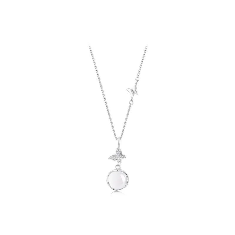 WANLIACC S925 Silver Necklaces Women's-0