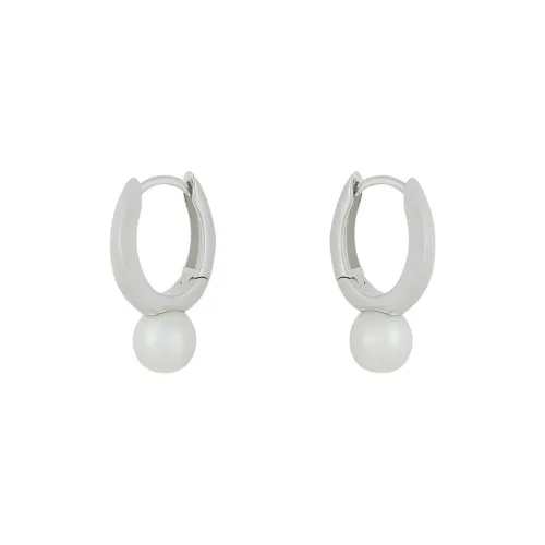 KENNETH JAY LANE 925 Sterling Silver Earrings Women's Light Gray