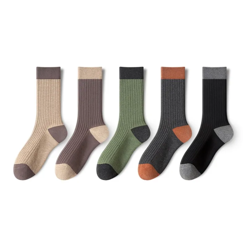 YINSHILIANGPIN Mid Calf Socks Women's 5 Pack-35