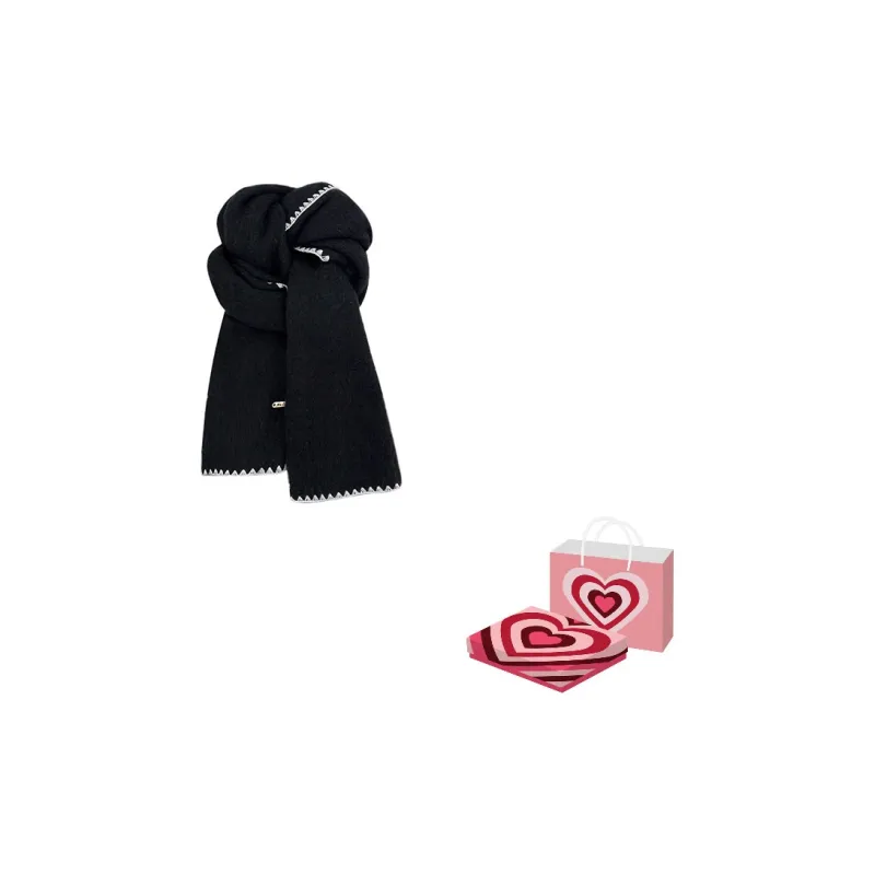 Lanza Knit Scarves Unisex-21