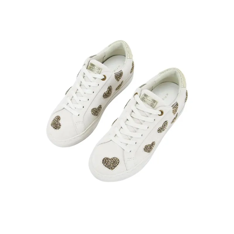 Kurt Geiger London Low Top Skateboard Shoes Women's White-3