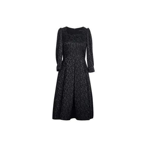 ROEYSHOUSE Long Sleeved Dresses Women's Black