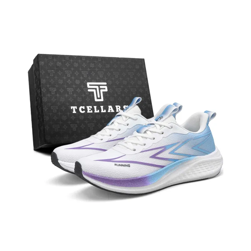 TCELLARS Cushioning Wear Resistant Breathable Height Increasing Rebound Low Top Running Shoes Unisex-13