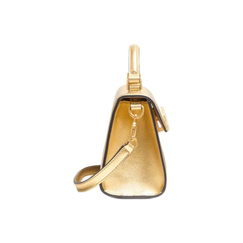 Valentino GARAVANIVSLING Grain Calfskin Shoulder Bag, Crossbody Bag, Handbag Mini Women's Gold-2