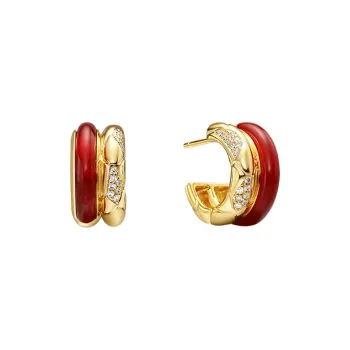 Arsis S925 Sterling Silver Stud Earrings Unisex Gold Silver Two Tone
