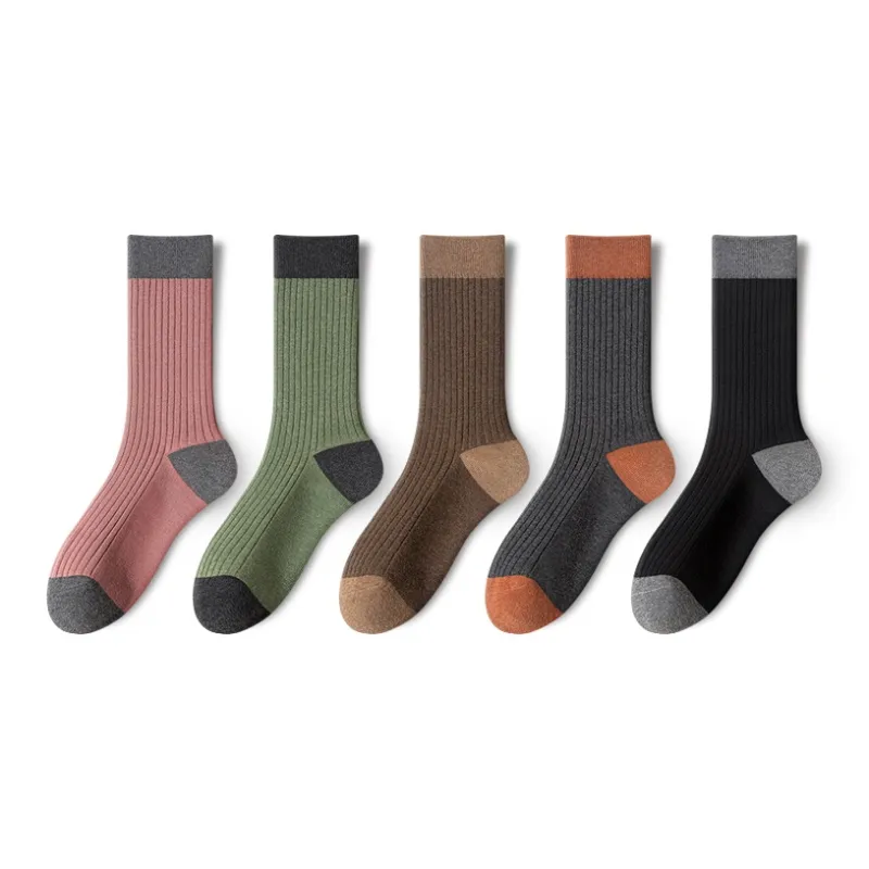 YINSHILIANGPIN Mid Calf Socks Women's 5 Pack-20