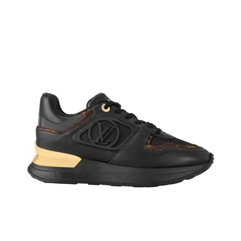 LOUIS VUITTON Neo Run Away Low Top Casual Shoes Women's Black-1