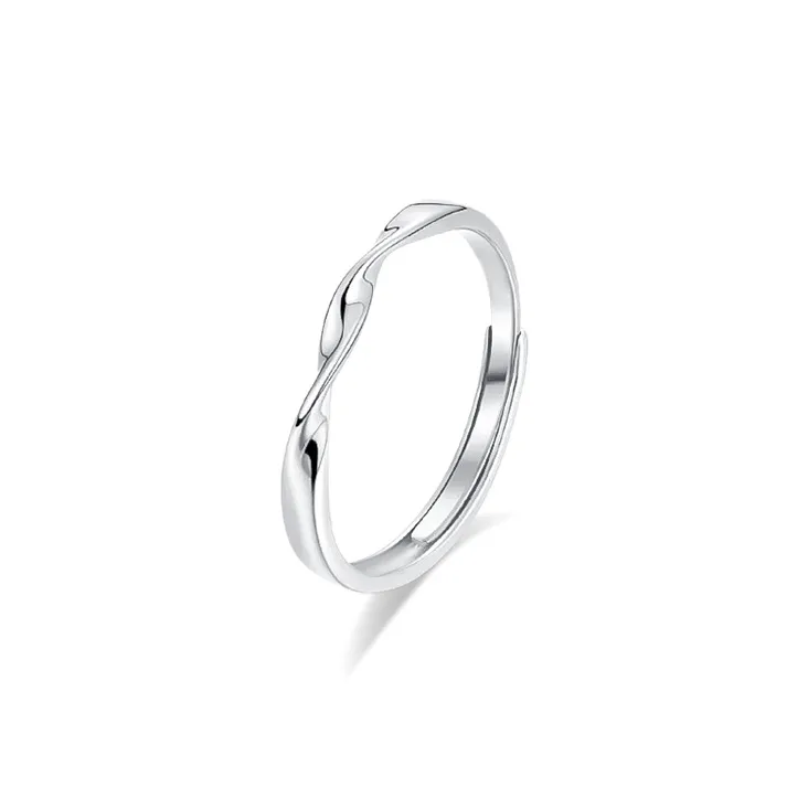 LUCA Sterling Silver Rings Unisex-7