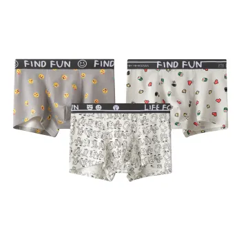 Qiao Ni Tong Underpants Men's 3 Pack