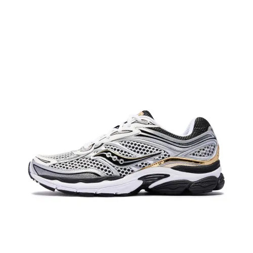 Saucony Low-Top Vintage Casual Running Shoes Unisex White Silver Black