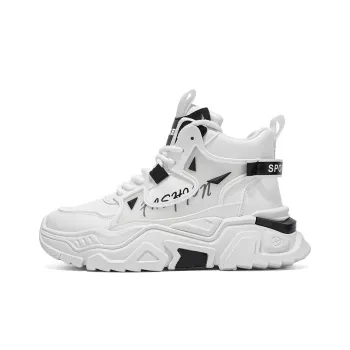 JKEM Anti Slip And Wear Resistant Warm Mid Top Chunky Sneakers Men's