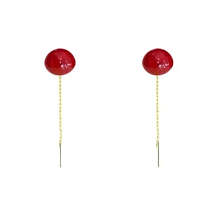 ONEKISS Gold Plated Copper Earrings Women's-0