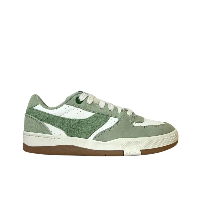 LiNing Anti Slip Wear Resistant Low Top Skateboard Shoes Men's Green White-1