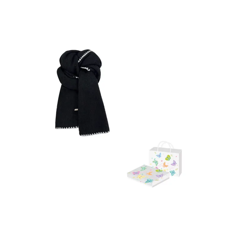 Lanza Knit Scarves Unisex-17