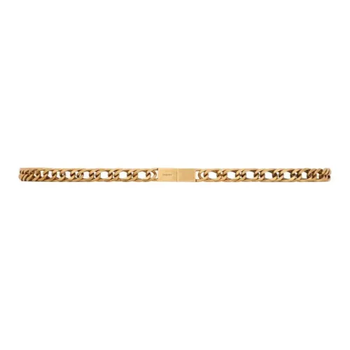 SAINT LAURENT Brass Waist Chains Women's Light Bronze Width 1.5CM