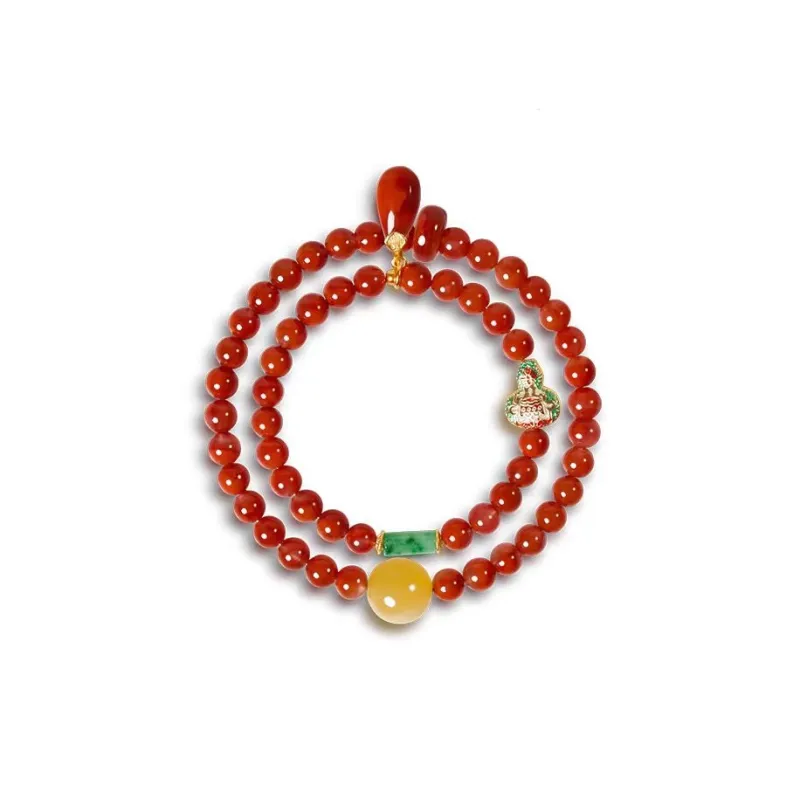 Atsuyama Southern Red Agate Bracelets Unisex-0