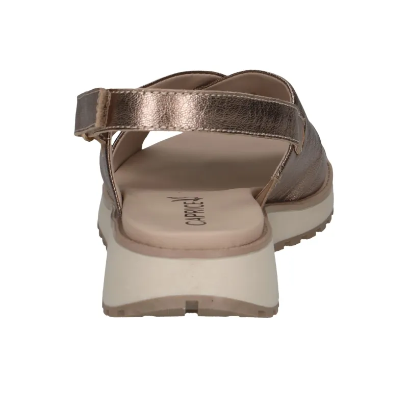 CAPRICE Kandy Strap Sandals 4.5cm Women's Brown-5
