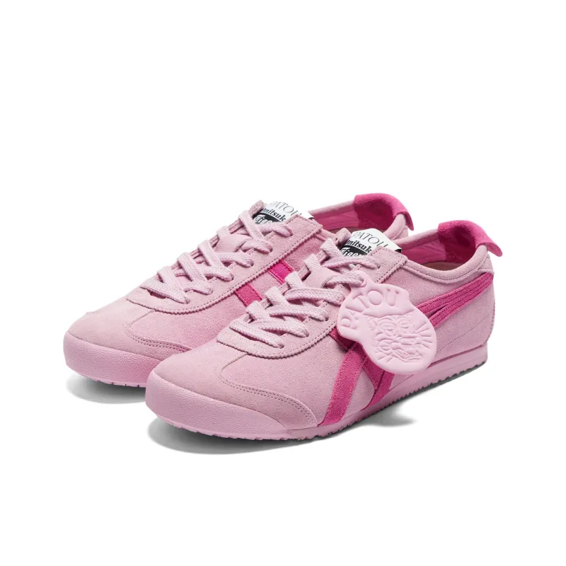 Patou x Onitsuka Tiger MEXICO 66 Anti Slip Wear Resistant Low Top Casual Shoes Unisex Pink-2