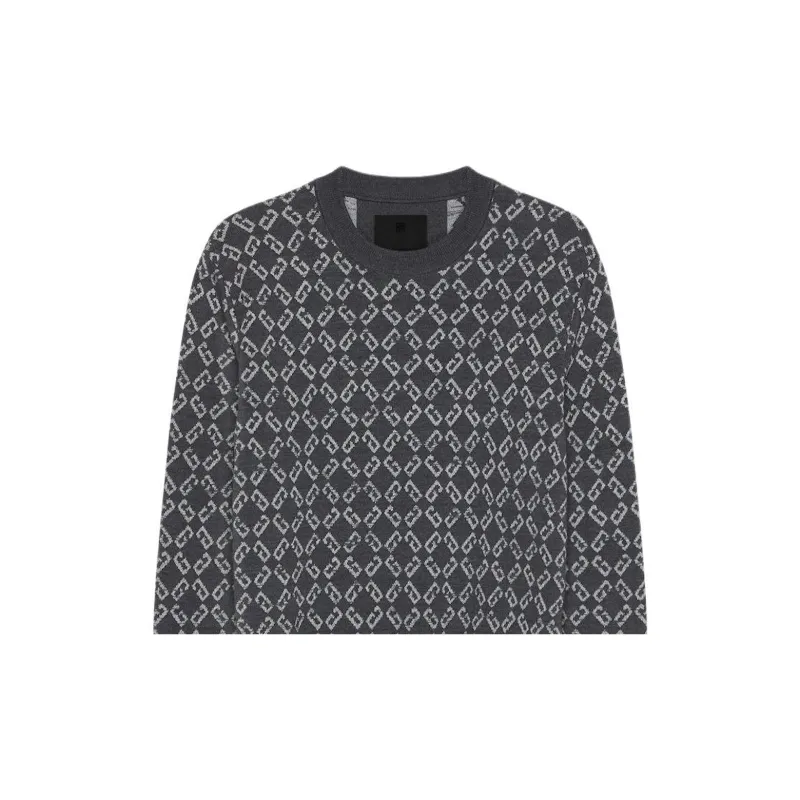 Givenchy Monogram 72 Kacquard Knit Sweater-4