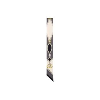 GUCCI Silk Scarves Women's Gray