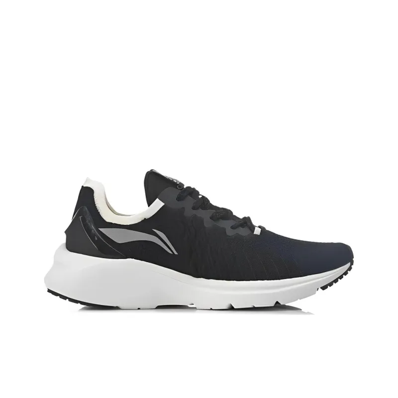 LiNing YunQue Abrasion Resistant Breathable Low Top Running Shoes Women's Black-1