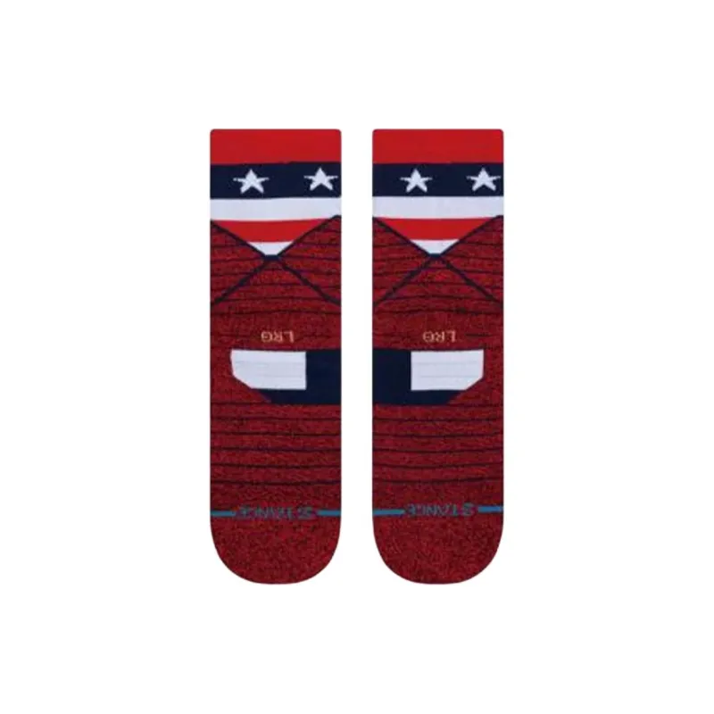 Stance Mid Calf Socks Unisex 1 Pack Red-2