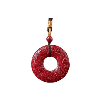 Zhen Yu Zhen Pin Reconstructed Cinnabar Necklaces Unisex