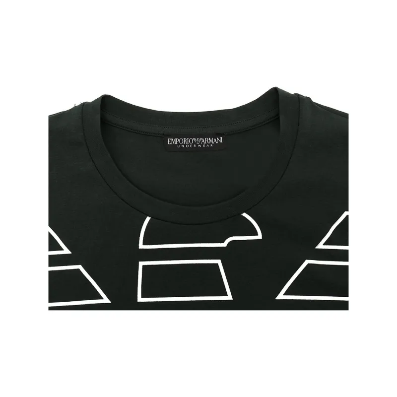 EMPORIO ARMANI T Shirts Men Green-3