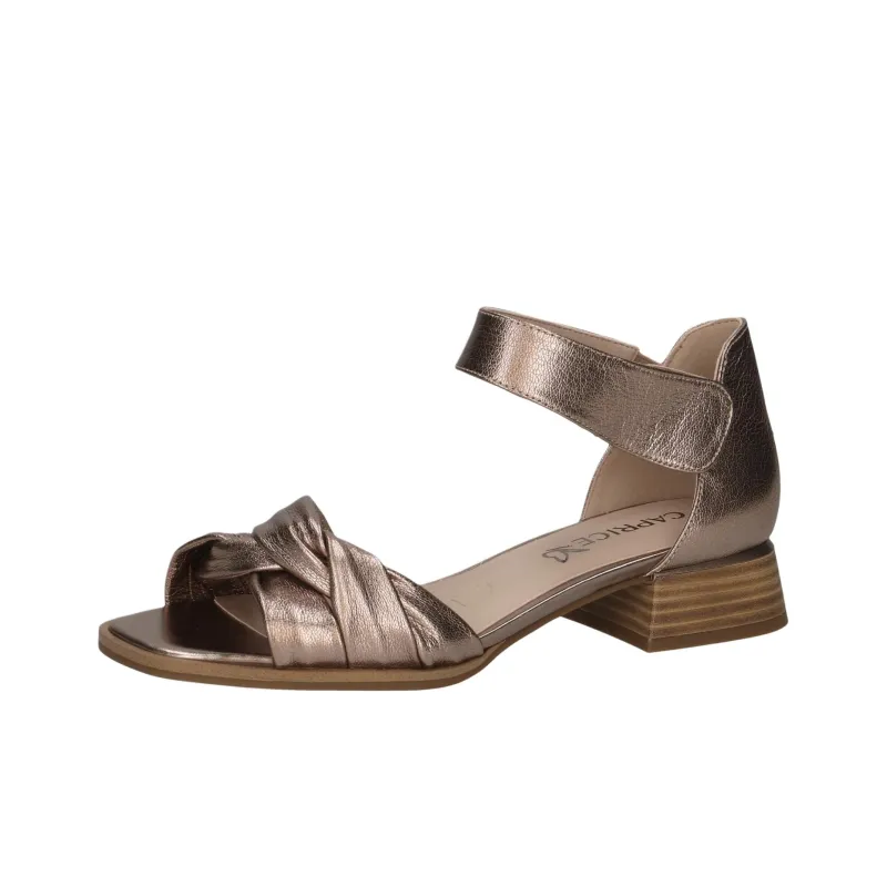 CAPRICE Malta Strap Sandals 3.5cm Women's Gold-2