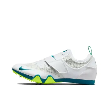 Nike Pole Vault Elite Anti Slip Wear Resistant Low Top Training Shoes Unisex White Green