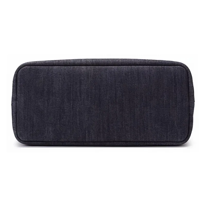PRADA Fabric One Shoulder Handbags Women's Denim Blue-4