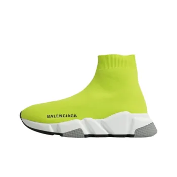 Balenciaga Speed Trainer Lime White Grey Black Women's