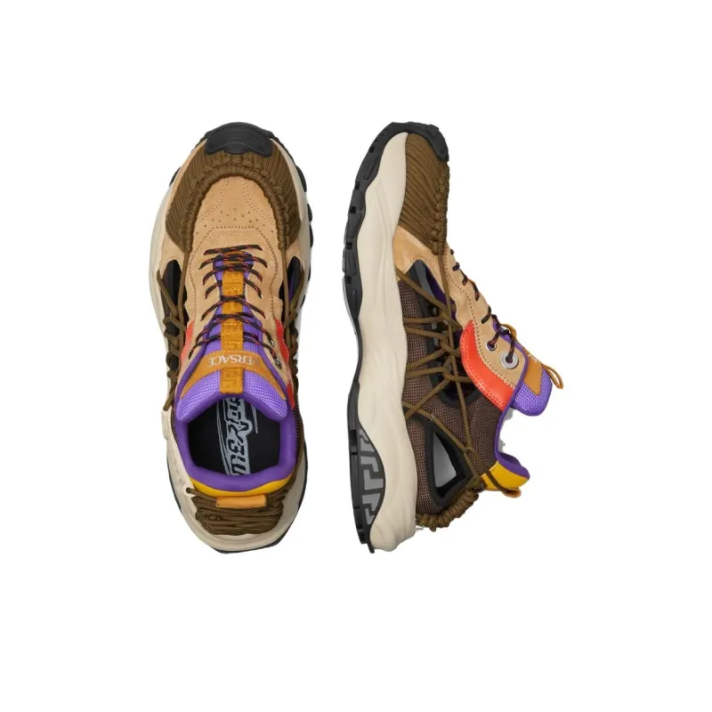 VERSACE Mercury M_VS_01 Low Top Casual Shoes Men's Brown-3