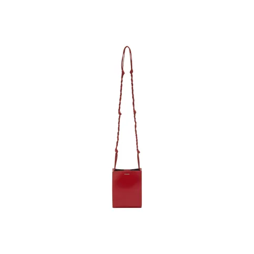 JIL SANDER Tangle Small Logo Embossed Crossbody Bag