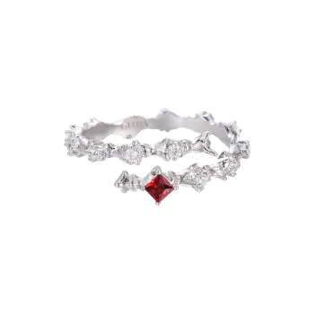 GITHA All over 925 Silver Rings Unisex