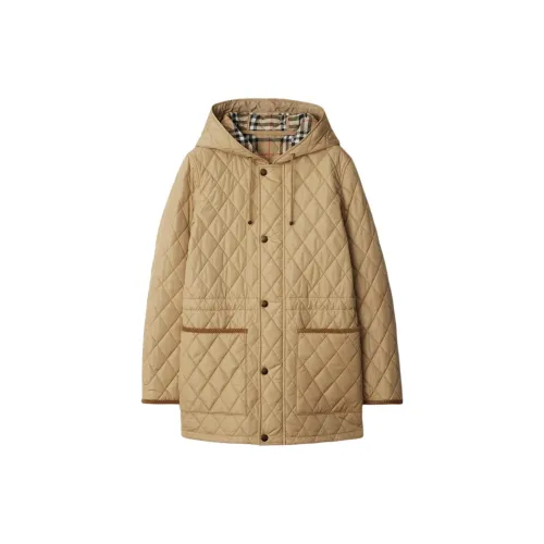 Burberry Devon Quilted Drawstring Hooded Parka