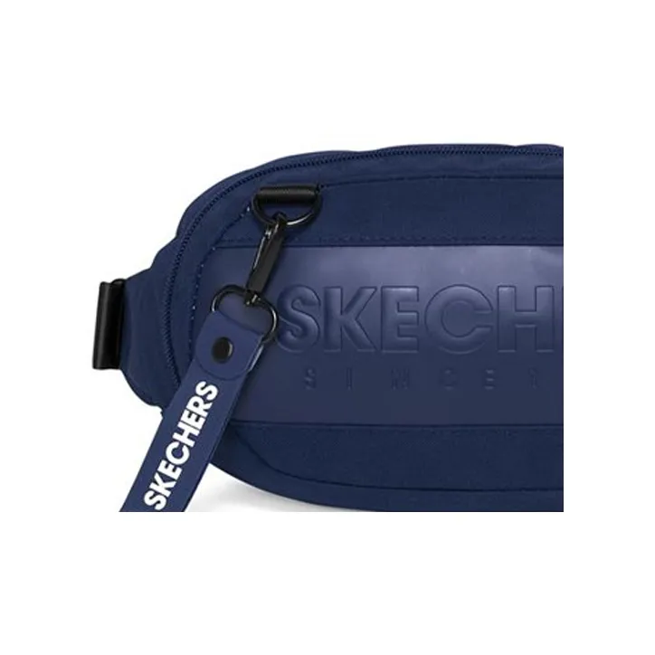 Skechers Fabric Fanny Pack Sling Bags Regular Unisex Navy Blue-4