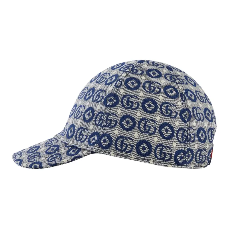 GUCCI Double G Cotton Baseball Cap-2