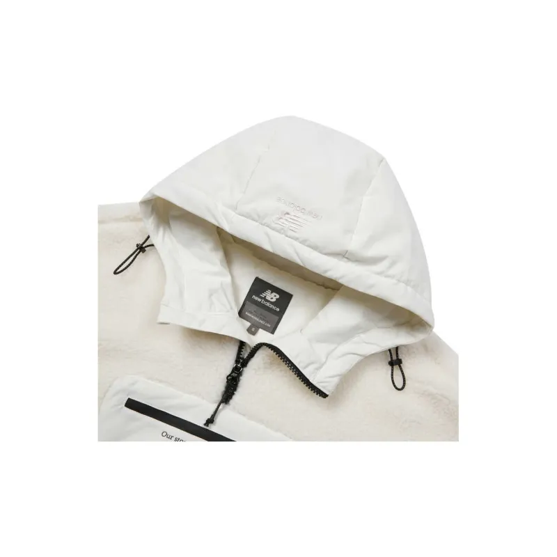 New Balance Sports Life Collection Sweatshirt Unisex Ivory White-5