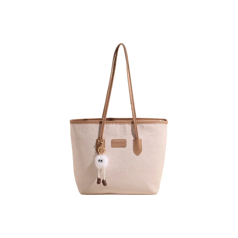 Meow In The Grass PU Shoulder Bag Regular Unisex Black/Pink/Khaki-10