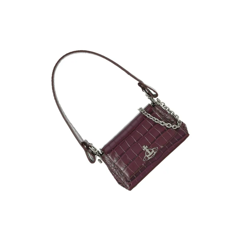 Vivienne Westwood Small Hazel Embossed Shoulder Bag-4