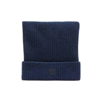 Acne Studios Face Logo Square Beanie