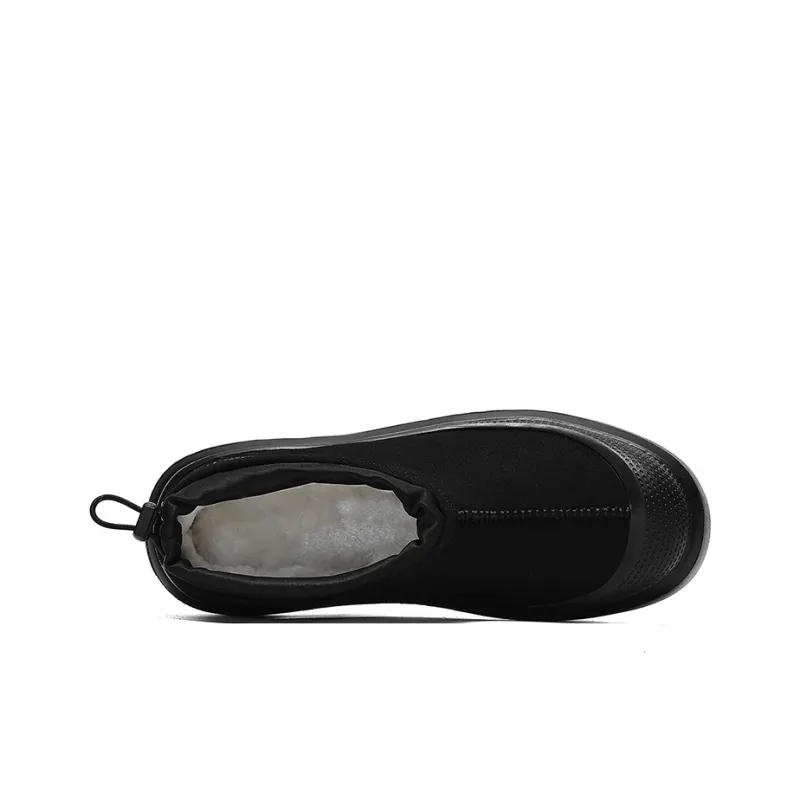 Jeep Anti Slip Wear Resistant Waterproof Breathable Lightweight Warm Coverage Low Top Casual Shoes Unisex Black-3